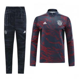 Bayern München Quarter Zip Gray Trainings Sweatshirt 2022-23